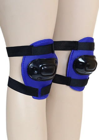 Zestaw ochraniaczy kolana łokcie nadgarstki na rolki, hulajnogę, deskorolkę Nils Extreme H108 rozmiar L niebieskie