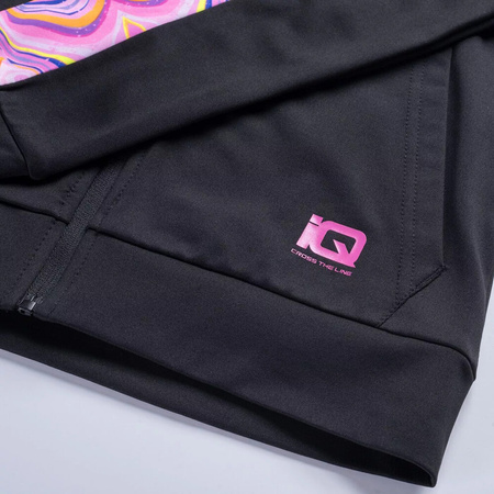 Dziecięca bluza treningowa z kapturem mikropolar IQ Altea Jrg rozmiar 140