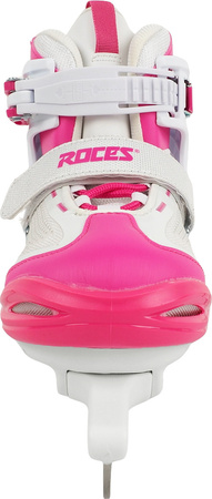 Łyżwy Roces Moody Ice X biało-różowe 450744 001