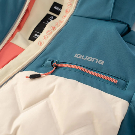 Damska kurtka narciarska ocieplana membrana 10000mm Iguana Ambla W rozmiar XL