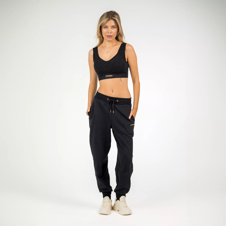 Damskie spodnie dresowe bawełniane Fitanu Farines W rozmiar L