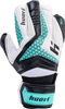 Dziecięce rękawice bramkarskie Huari Hulk Junior turuskowo-biało-czarne rozmiar 4