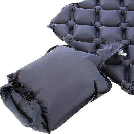 Mata turystyczna z pompką Nils Camp NC4006 szary 190x58x5 cm