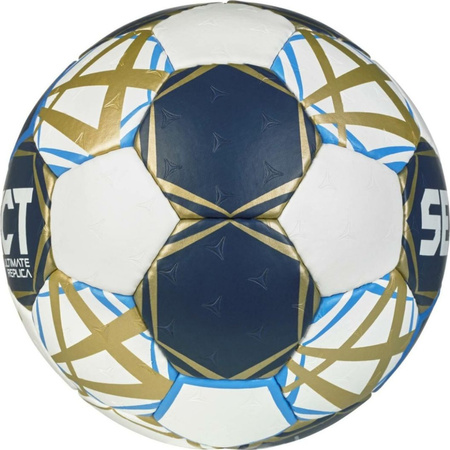 Piłka ręczna Select Ultimate Champions League Replica 0 v25 Official EHF biało-granatowo-złota 13519