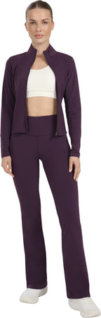 Legginsy damskie 4F CAS F1195 ciemny fiolet 4FWAW25TTROF1195 50S