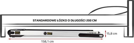 Bieżnia elektryczna HMS LOOP12 szara