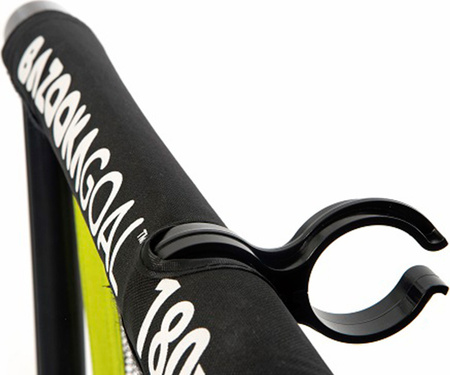 Bramka do piłki nożnej Bazooka Goal 180x90 cm czarna 03265