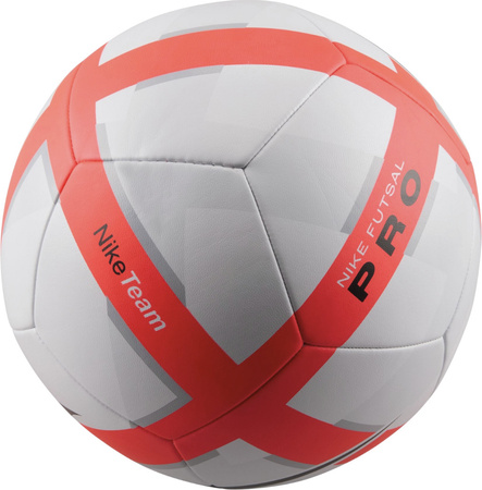 Piłka nożna Nike Futsal Pro Team FA25 biało-pomarańczowa HV6327 100