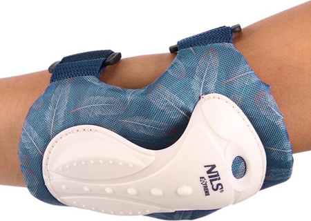 Zestaw ochraniaczy dla młodzieży na rolki deskorolkę hulajnogę Nils Extreme H727 różowe rozmiar L