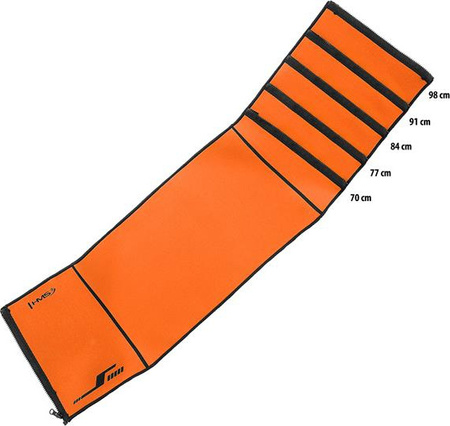 Pas wyszczuplający neoprenowy pomarańczowy HMS BR209