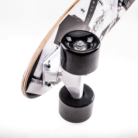 Deskorolka Coolslide Sashimi Y czarno-biała