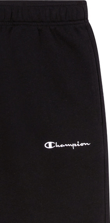 Spodnie męskie dresowe Champion Straight Hem Pants czarne 221801 KK001