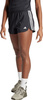 Spodenki damskie adidas Pacer Training 3-Stripes Woven High-Rise czarne IT7760