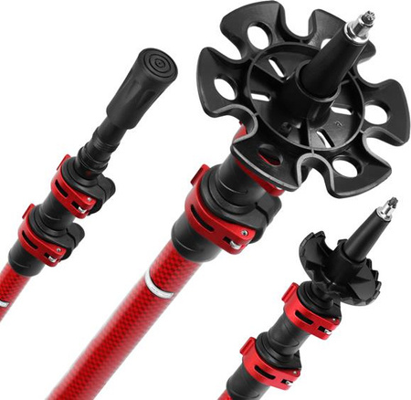 Kijki trekkingowe Nils Aluminiowe TK8601 regulowane 65-135cm