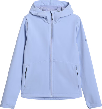 Kurtka damska softshell 4F F359 niebieska 4FWAW25TSOFF359 33S