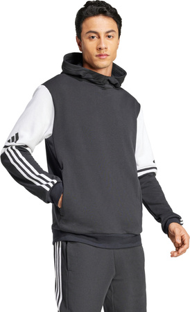 Bluza męska adidas Squadra 25 Sweat Hoody czarno-biała JE2776