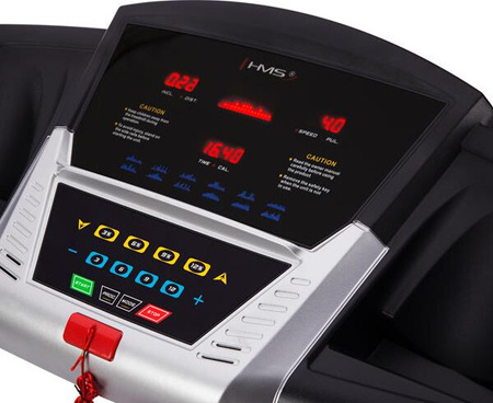 Bieżnia elektryczna treningowa HMS wymiary 186 x 85 x 135 cm