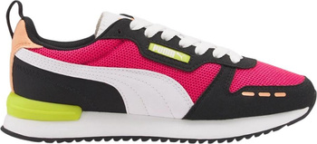 Buty damskie sportowe snekarsy R78 czarno-różowo-białe 373117 56