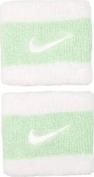 Frotki na nadgarstek Nike Swoosh Wristbands 2 szt. biało-zielone N0001565117OS