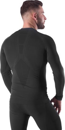 Bielizna termoaktywna męska zestaw bluza spodnie Ragnar Nils btz0060 czarna rozmiar L/XL