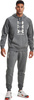 Spodnie męskie Under Armour Rival Fleece 3Logo Jogger ciemnoszare 1357131 012
