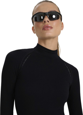 Koszulka damska longsleeve 4F F419 czarna 4FWAW25TFLOF419 20S