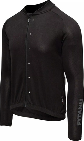 Męska bluza rowerowa kolarska koszulka z długim rękawem Fitanu Vialetta Polartec rozmiar XL