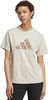 Koszulka damska adidas Animal Graphic beżowa JM4423