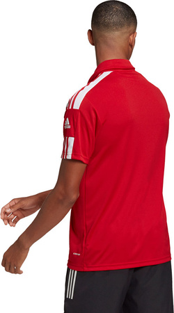 Koszulka męska adidas Squadra 21 Polo czerowna GP6429