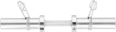 Gryf Olimpijski krótki 50cm z zaciskami HMS GOP050 5kg zaciski