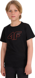 Koszulka dla chłopca 4F M2417 czarna 4FJWAW25TTSHM2417 20S