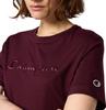 Koszulka damska Champion SS Tee bordowa 118382 RS522