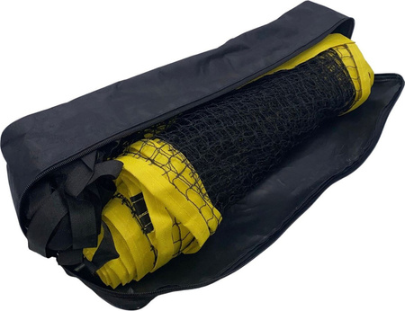 Słupki siatka do siatkonogi badmintona siatkówki Sunflex X-Net 3x3 m 73095