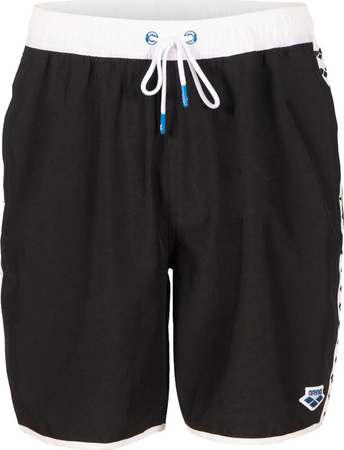 Męskie szorty Arena M Icons Team Stripe Boxer black-white rozmiar S