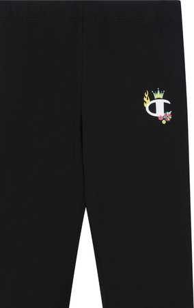 Legginsy dla dzieci Champion czarne 405222 KK001