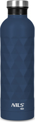 Butelka bidon turystyczny ze stali nierdzewnej Nils Camp NC3805 niebieski 750ML
