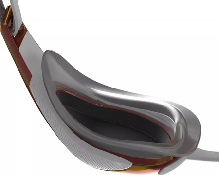 Okularki pływackie lustrzanki Speedo Fastskin Hyper Elite Mirror AU white/oxid grey/rose gold