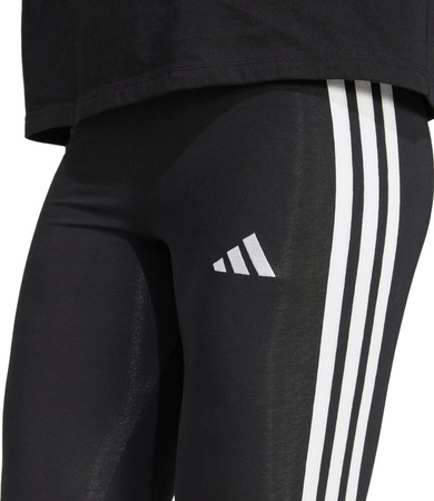 Legginsy damskie adidas Essentials 3-Stripes Cotton czarne JE0072