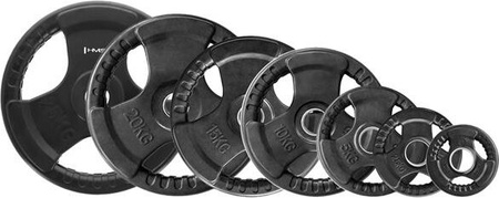 Talerz obciążenie bumper olimpijski ogumowany 51mm HMS TOK25 25 kg
