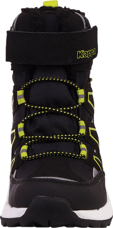 Buty dziecięce Kappa Floki Tex czarno-limonkowe 260975K 1133