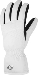 Rękawice narciarskie damskie 4F FNK F106 białe 4FWAW23AFGLF106 10S