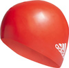 Czepek pływacki dla dzieci adidas 3-Stripes Silicone pomarańczowy HE5081