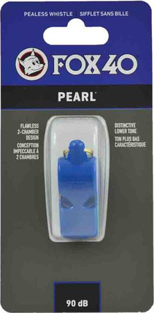 Gwizdek Fox 40 Pearl niebieski bez sznurka 9702-0508