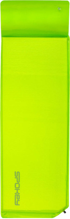 Mata samopompująca z poduszką Spokey Savory Pillow zielona 927851