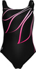 Damski Strój Kąpielowy Women's Arena Swimsuit Giorgia Squared B  black/white rozmiar 46