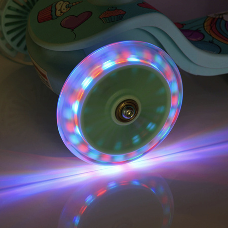 Hulajnoga Meteor trójkołowa Funny miętowa 17749