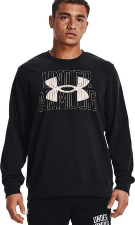 Bluza męska Under Armour UA Rival Terry Logo Crew czarna 1370391 001
