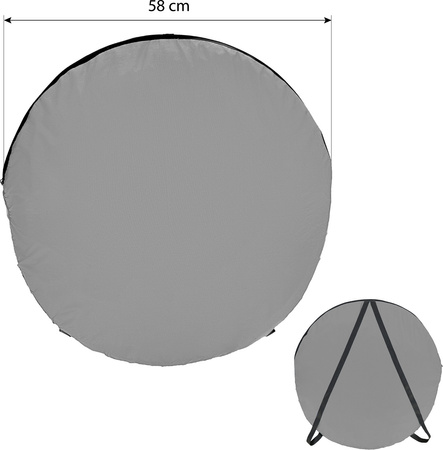 Przebieralnia namiot prysznic turystyczny Nils Camp NC1706 szary 120x120x190cm