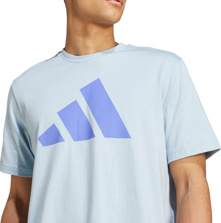 Koszulka męska adidas Pwr 3 Graphic błękitna IX6567