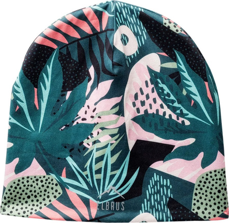 Dziecięca czapka Elbrus Niko Tg  zielona jungle print 